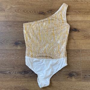 NWOT Revolve Sequin Bodysuit